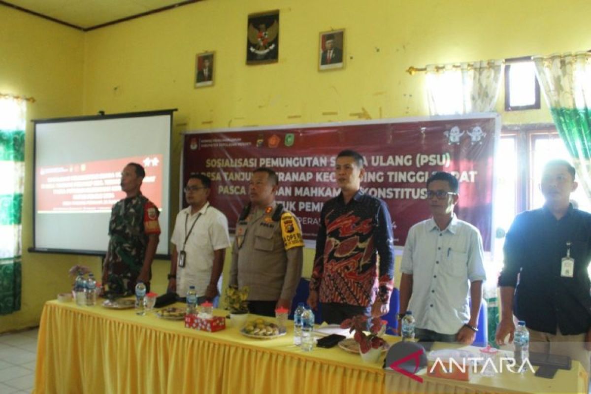 Persiapan jelang PSU di Tanjung Peranap rampung