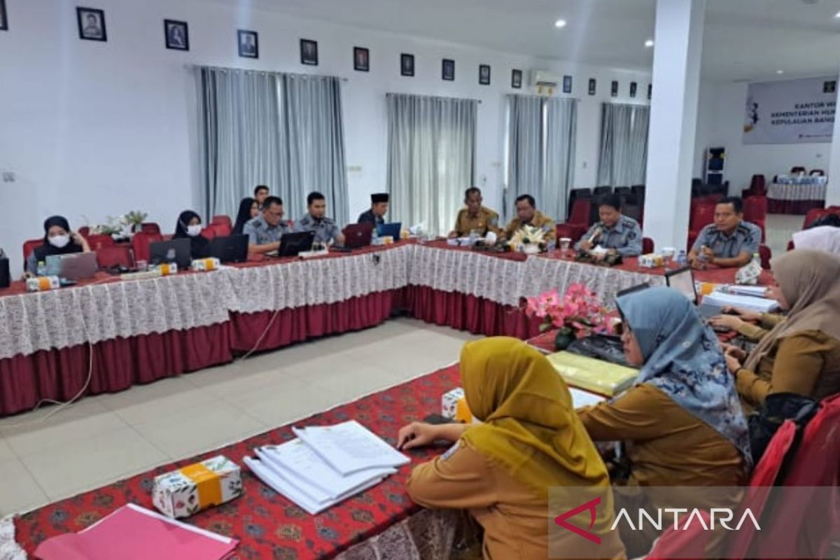 Kemenkumham harmonisasi enam Raperkada Bangka Selatan