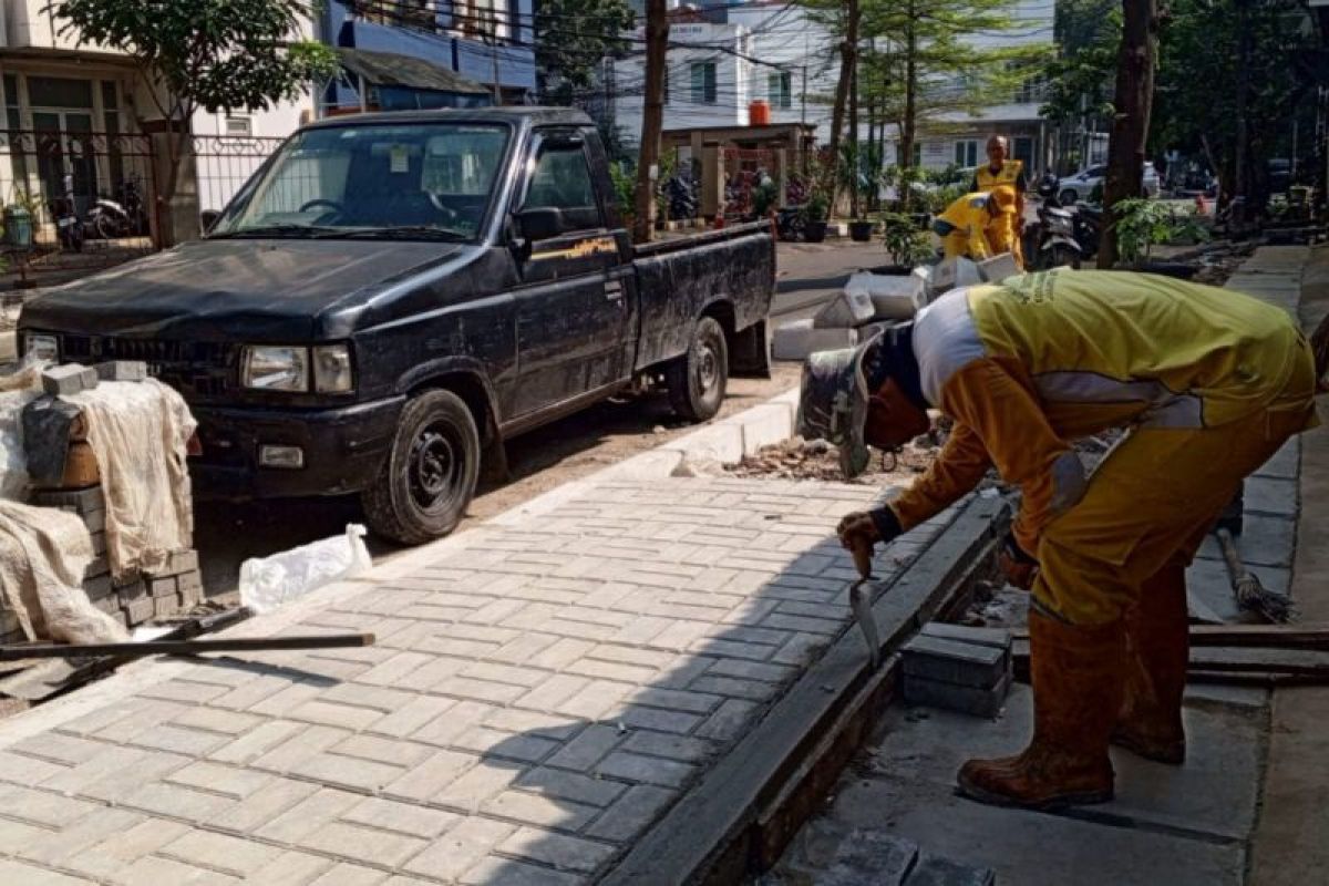 Jakarta Selatan bangun pedestrian di Jalan Dharmawangsa I