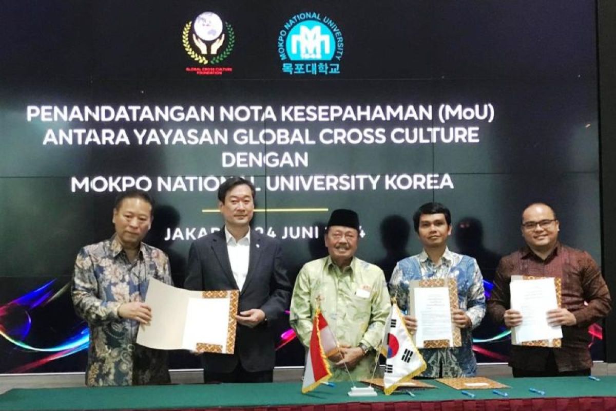 Yayasan Global Cross Culture-Mokpo National University Kembangkan Pendidikan Bagi Generasi Muda