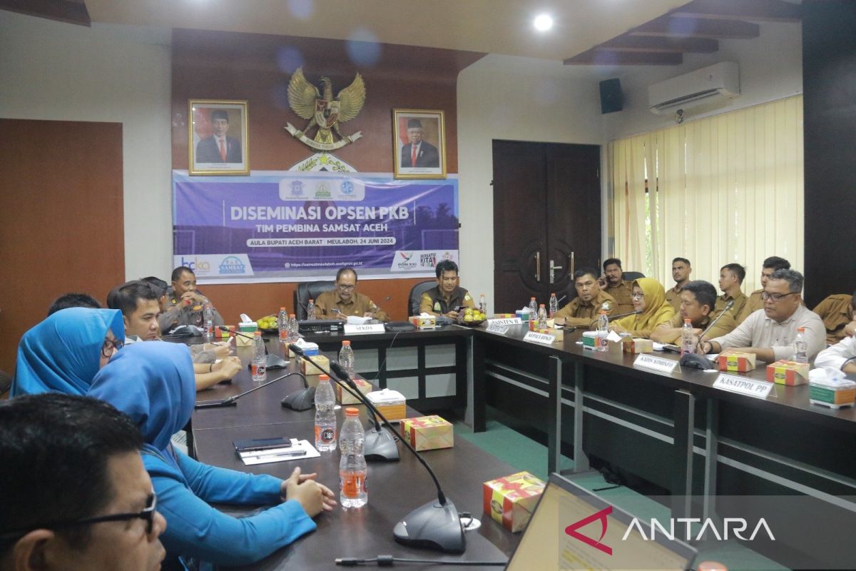 Pemkab Aceh Barat - Samsat gelar diseminasi layanan PKB dan BBNKB