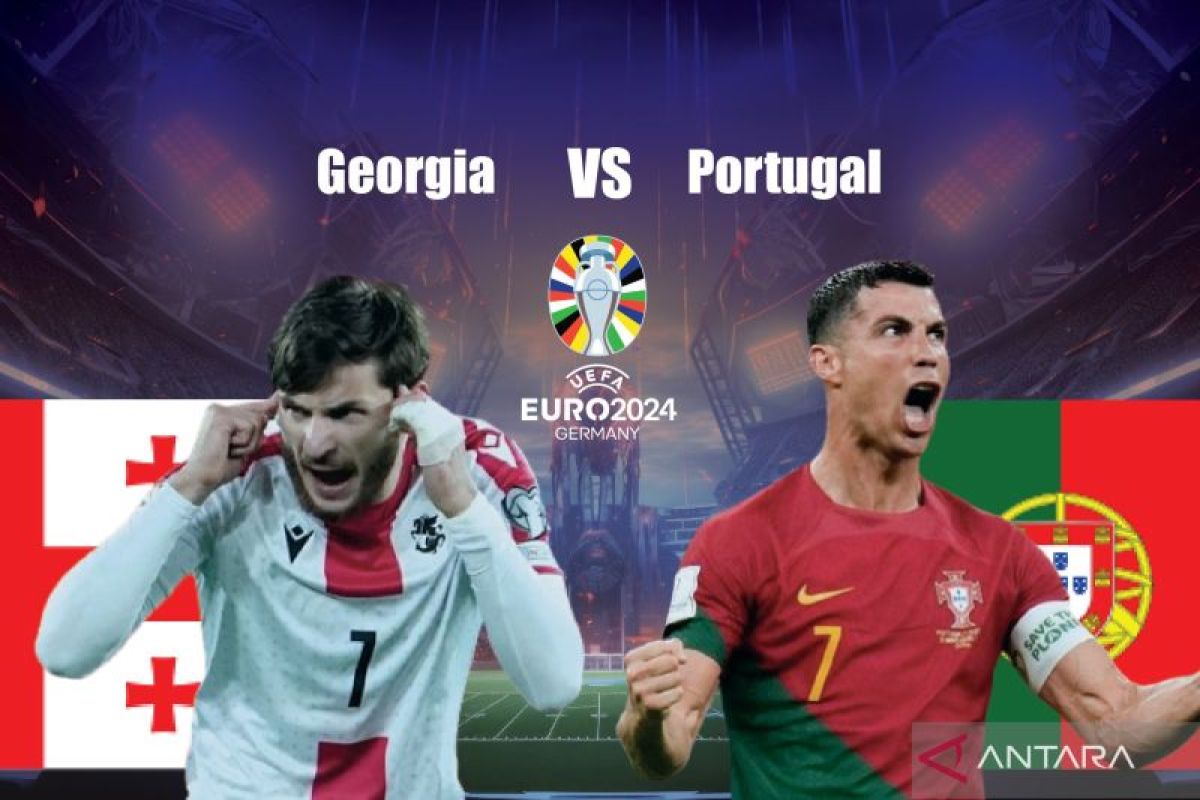 Prediksi Georgia vs Portugal, skor, head to head dan susunan pemain