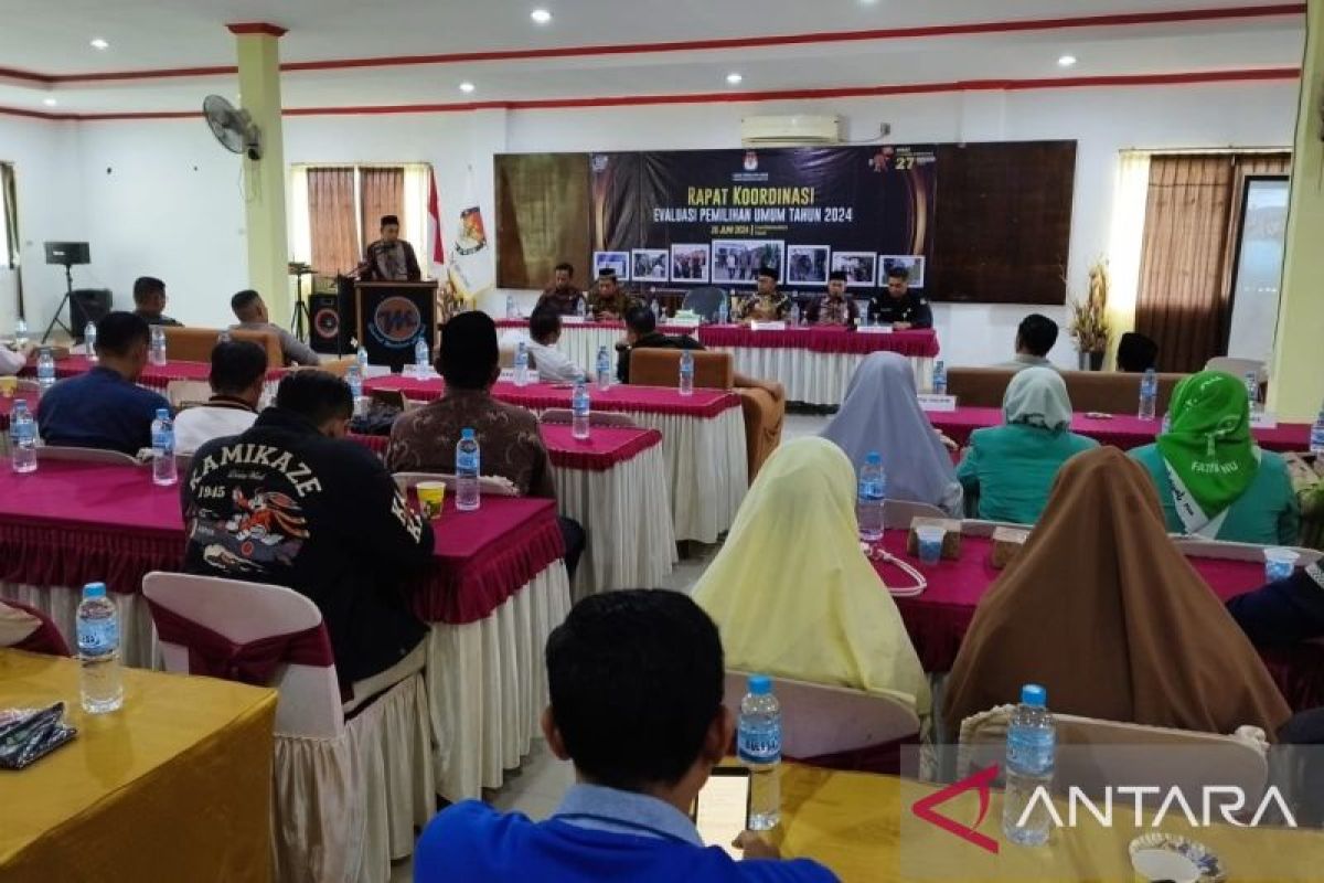 KPU Bangka Selatan gelar rakor evaluasi Pemilu 2024