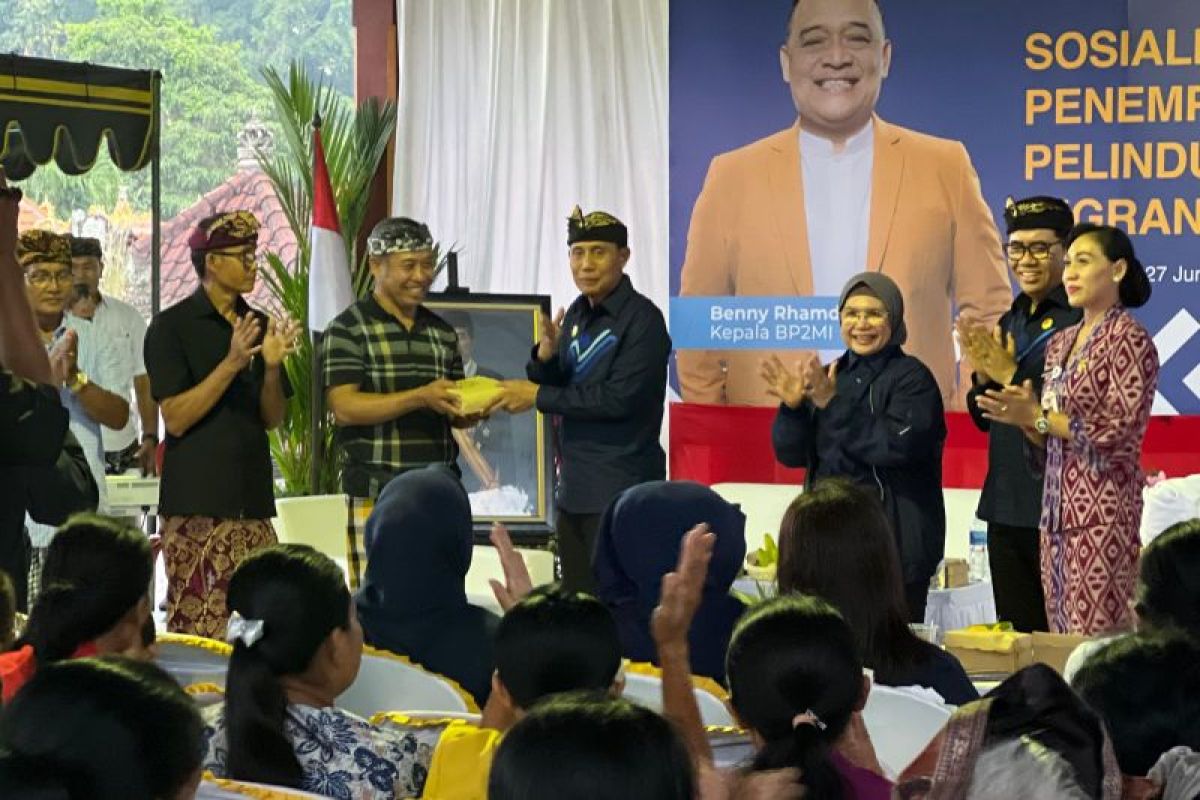 BP2MI sosialisasikan pelindungan PMI kepada warga pedesaan di Bali