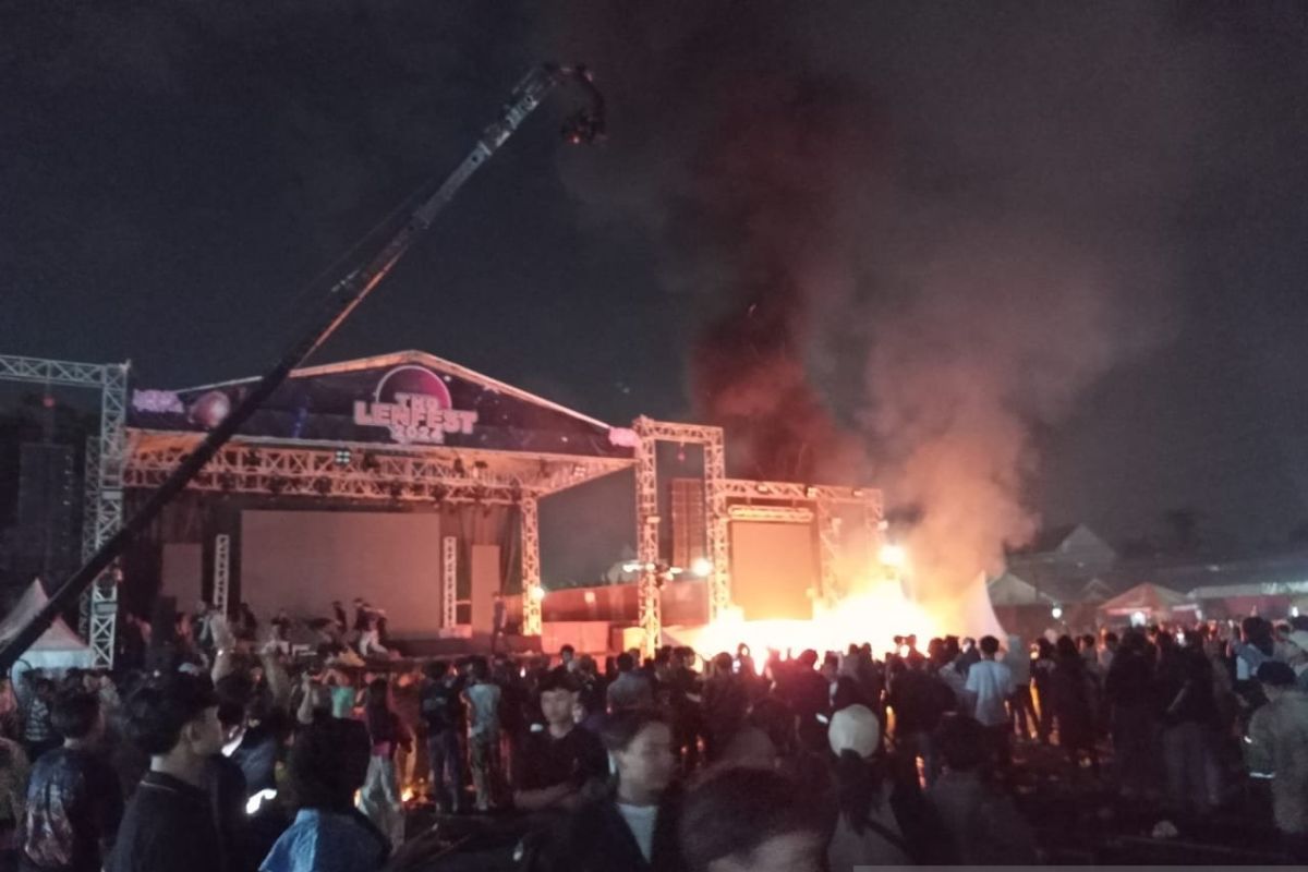 Polisi segera periksa pelaku kerusuhan konser musik di Tangerang.