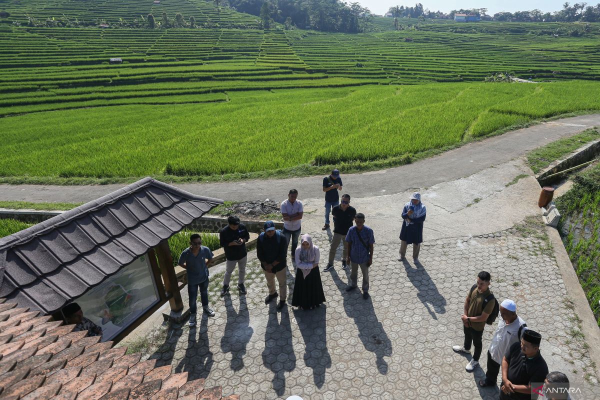 BI fasilitas petani Aceh belajar agrowisata pertanian organik di Bantar Agung