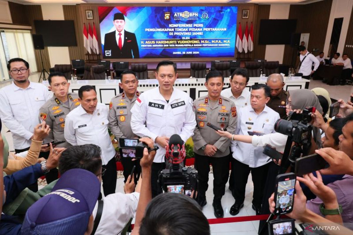 Menteri AHY ingatkan masyarakat aksi mafia tanah