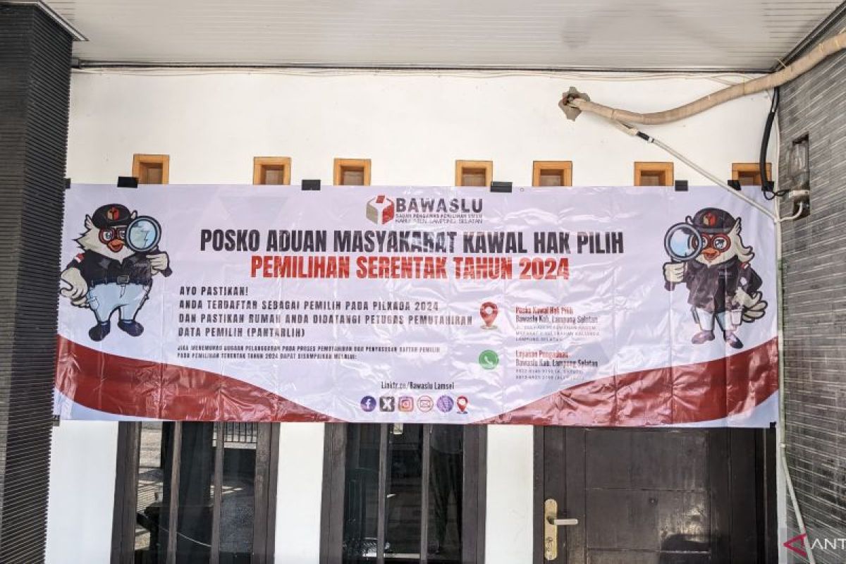 Bawaslu Lampung Selatan Luncurkan Posko Kawal Hak Pilih