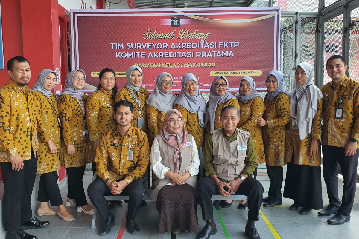 Klinik Rutan Makassar raih akreditasi paripurna dari KAKP