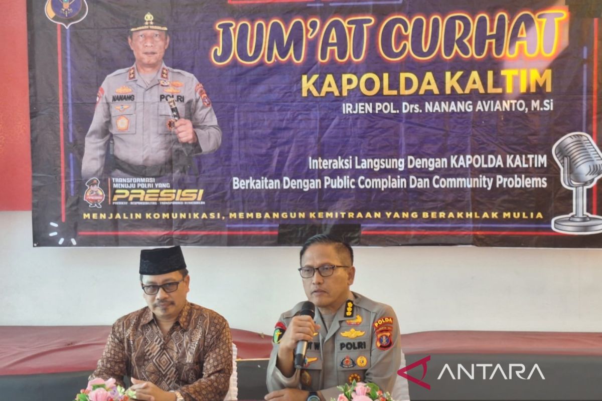 Polda Kaltim ajak masyarakat berdiskusi di Jumat curhat