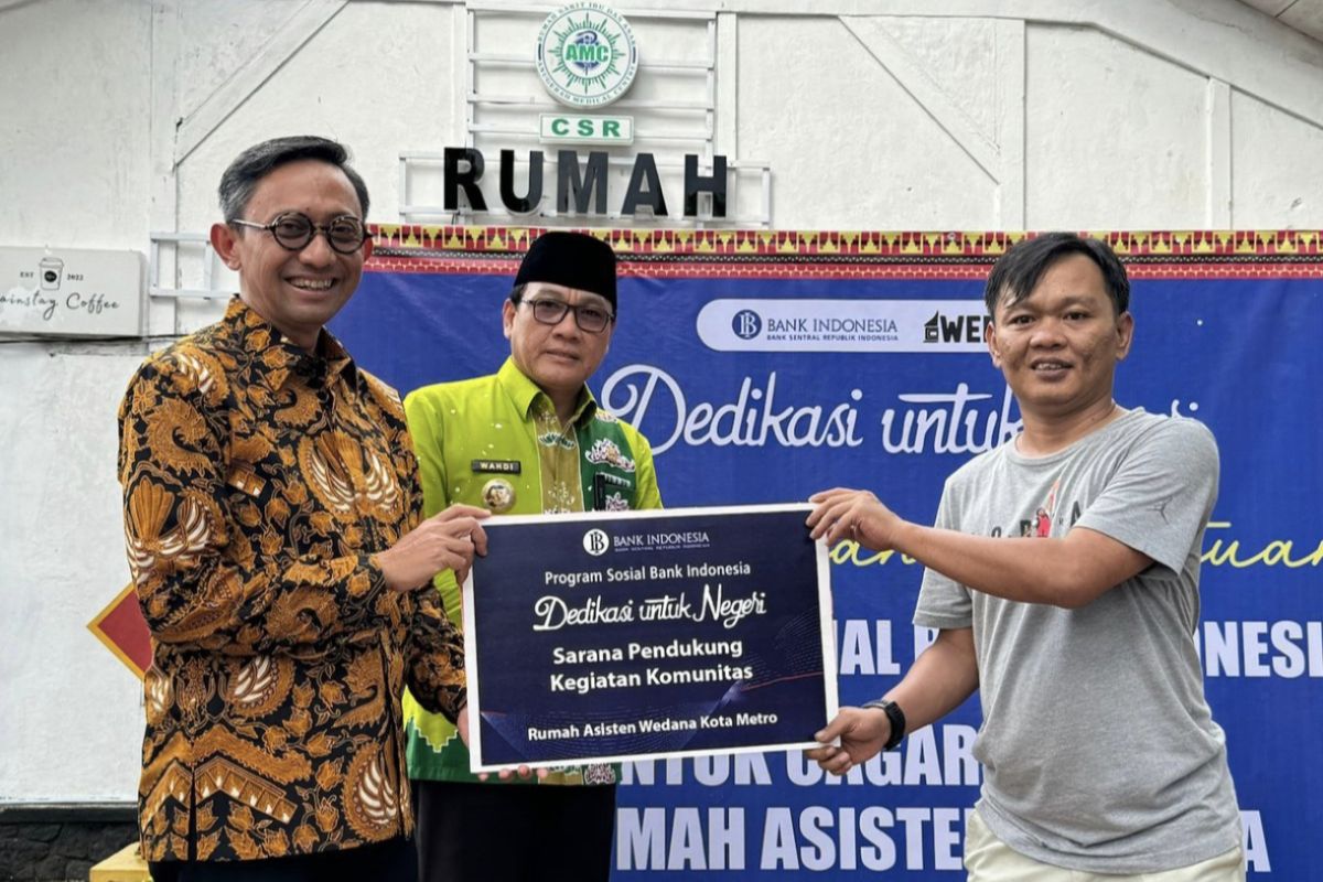 BI Lampung dukung pelestarian Rumah Asisten Wedana Metro