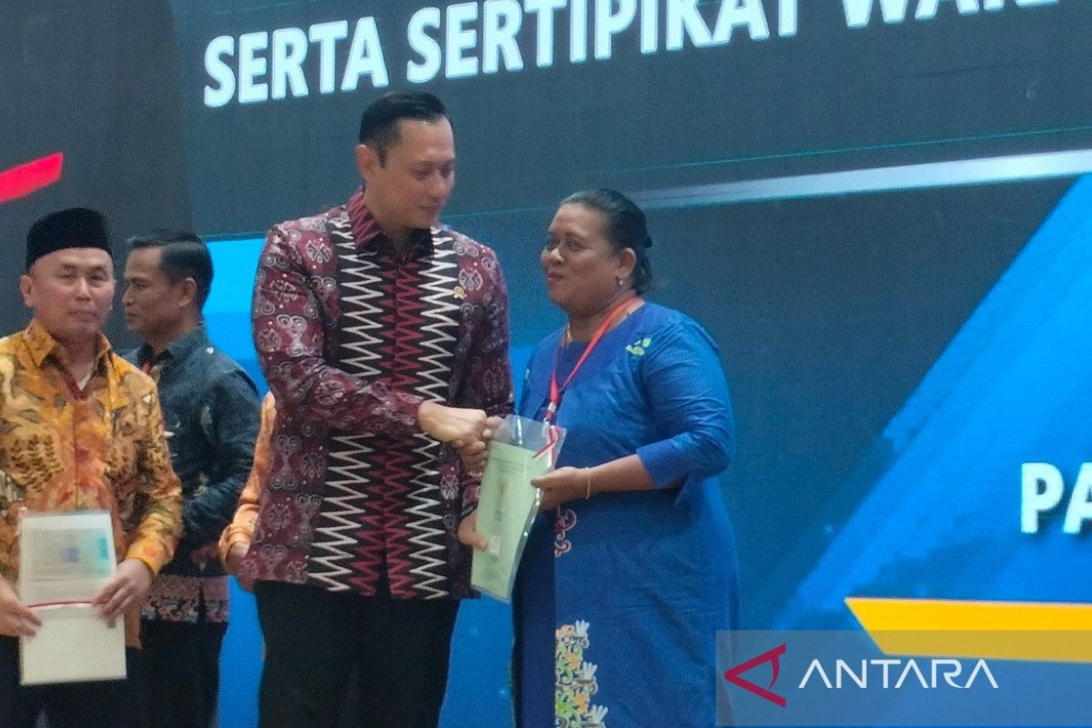 Menteri ATR: Sertifikat tanah yang sah cegah sengketa dan mafia tanah