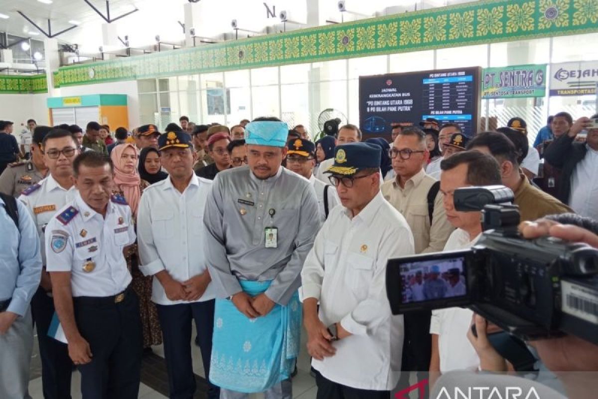 Menhub dorong optimalisasi transportasi perkotaan di Medan