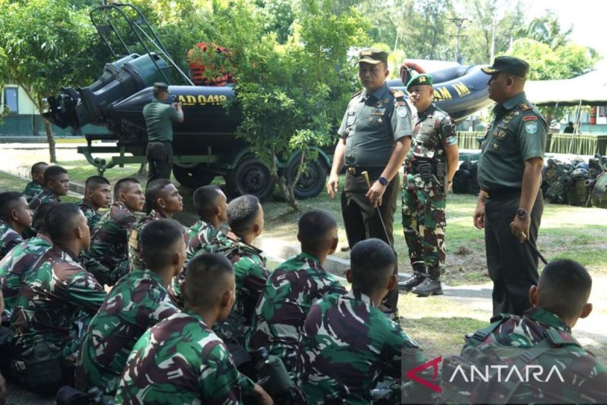 33 prajurit TNI diberangkatkan jaga pulau terluar di barat Aceh