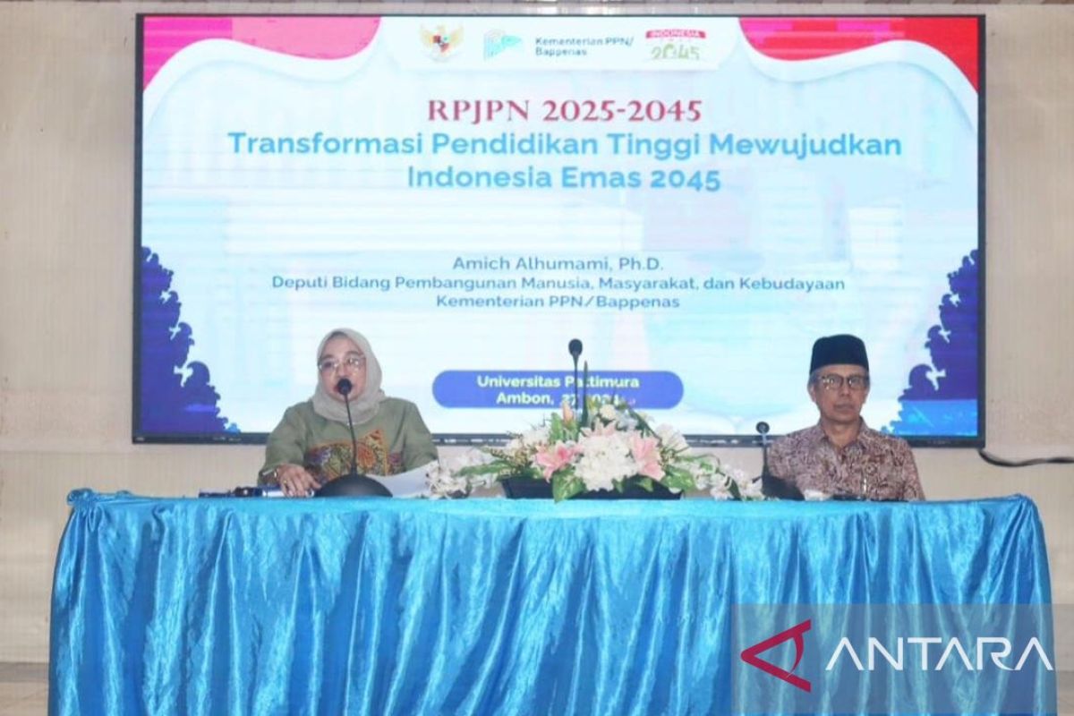 Kementerian PPN Bappenas bersama Unpatti Ambon edukasi mahasiswa soal RPJPN 2025-2045