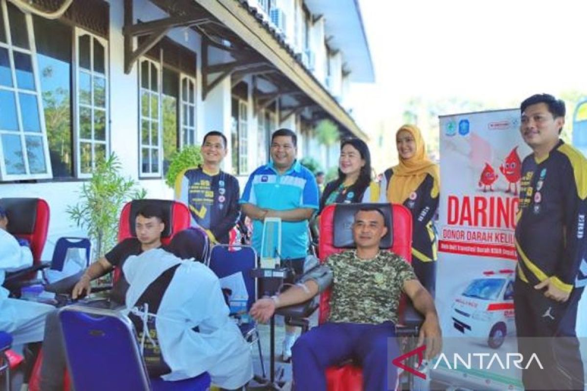 Pemkab Bangka Gelar Senam Bersama dan Donor Darah Serta Bazar Sembako Murah