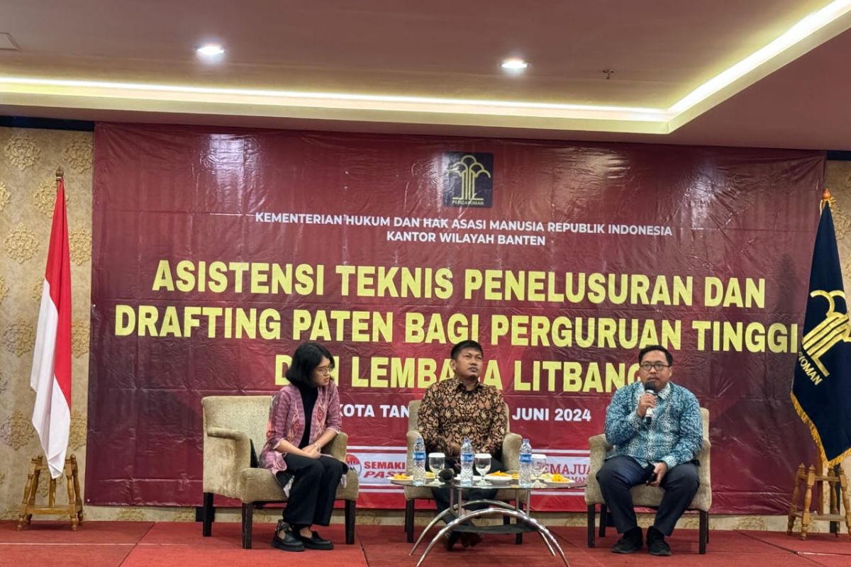 Kemenkumham ingin genjot pendaftaran Paten di Provinsi Banten