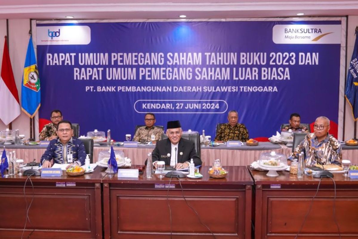 RUPS 2023, Bank Sultra bagi deviden Rp282 miliar ke pemegang saham