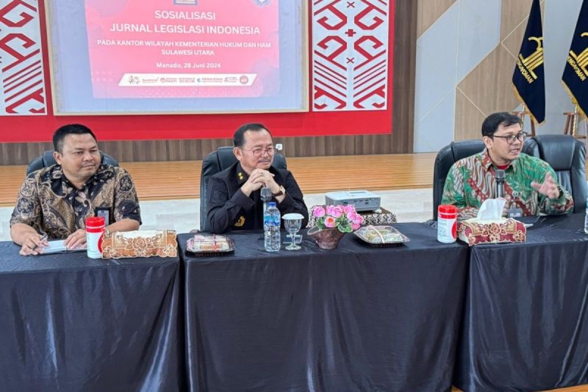 Kemenkumham RI  sosialisasikan e-Jurnal Legislasi Indonesia di Sulut