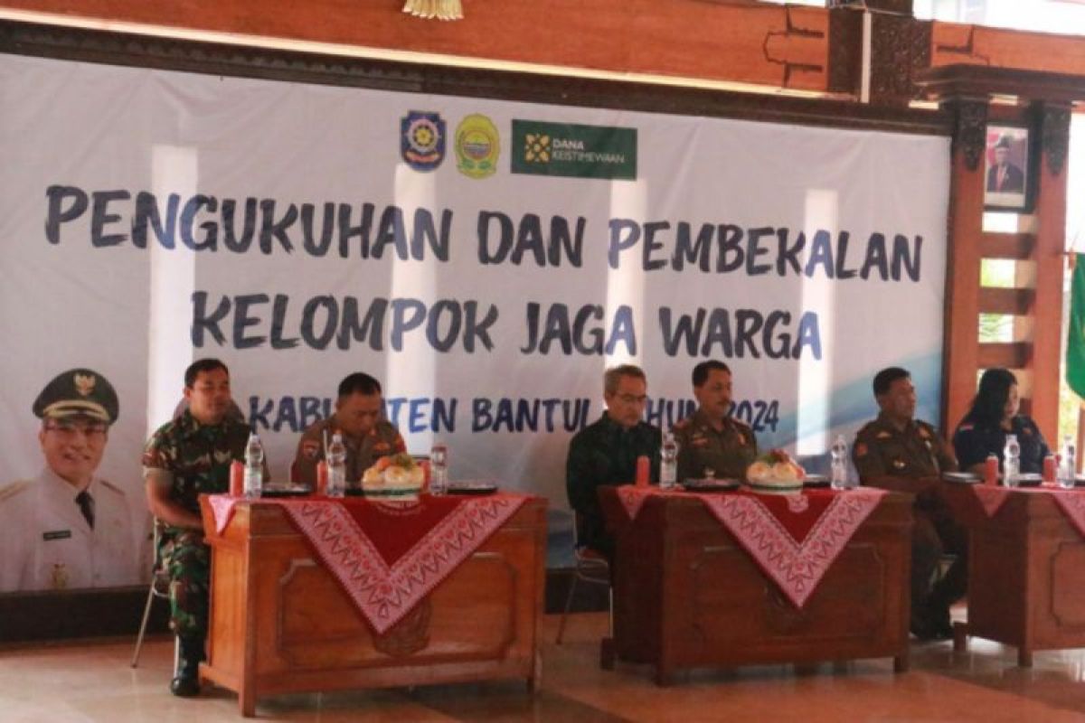 Pemkab Bantul tugaskan Jaga Warga menjaga keamanan dan keistimewaan DIY