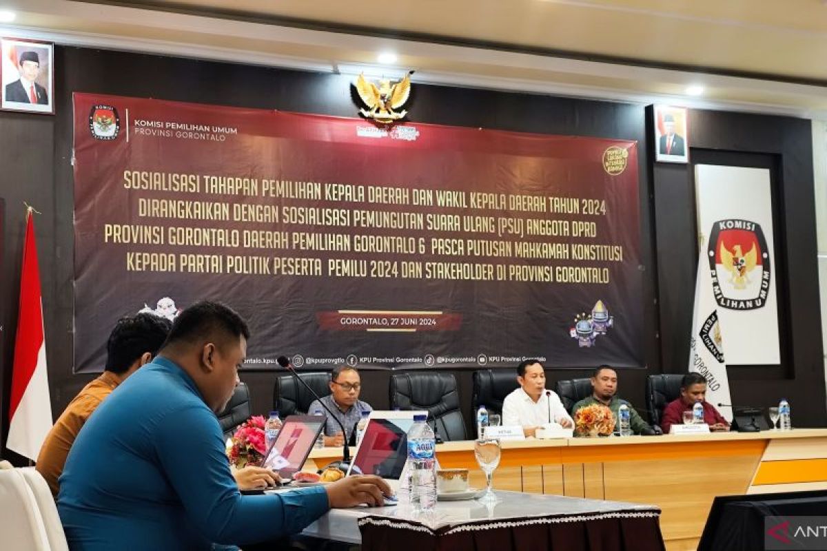 KPU Provinsi Gorontalo mematangkan pelaksanaan pemungutan suara ulang