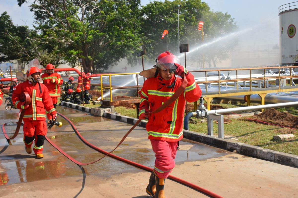 Pertamina Patra Niaga gelar simulasi penanggulangan keadaan darurat di Plumpang