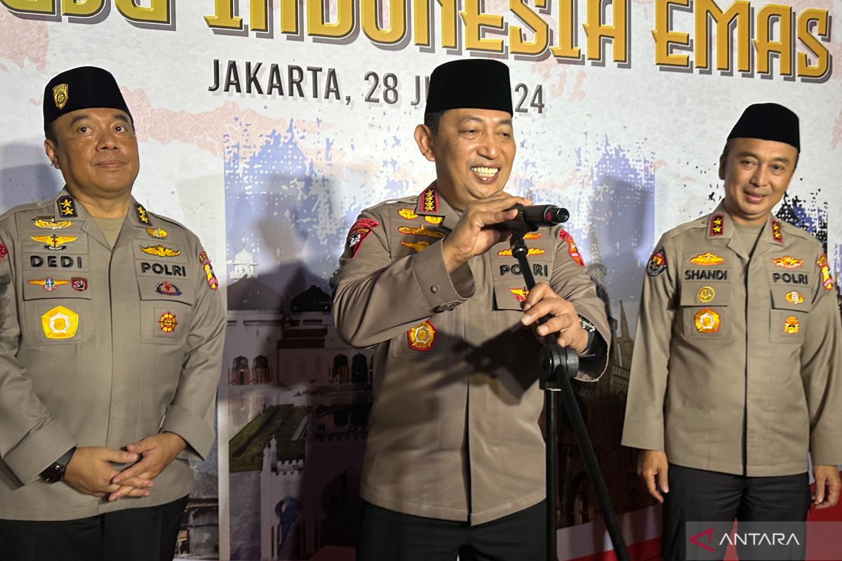 Polri undang Presiden Jokowi dan Prabowo di puncak Hari Bhayangkara Ke-78