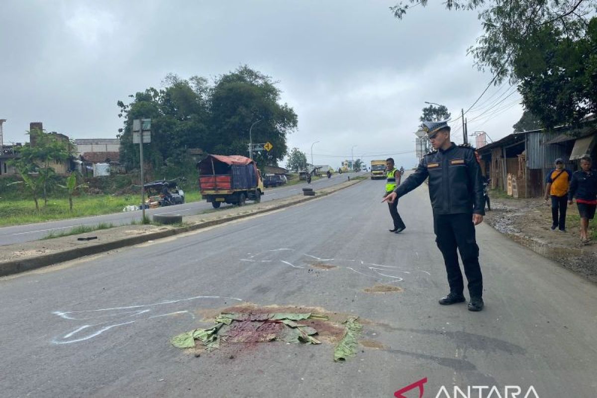 Dua personel drum band tewas akibat terserempet bus di Jalur Lingkar Selatan Sukabumi