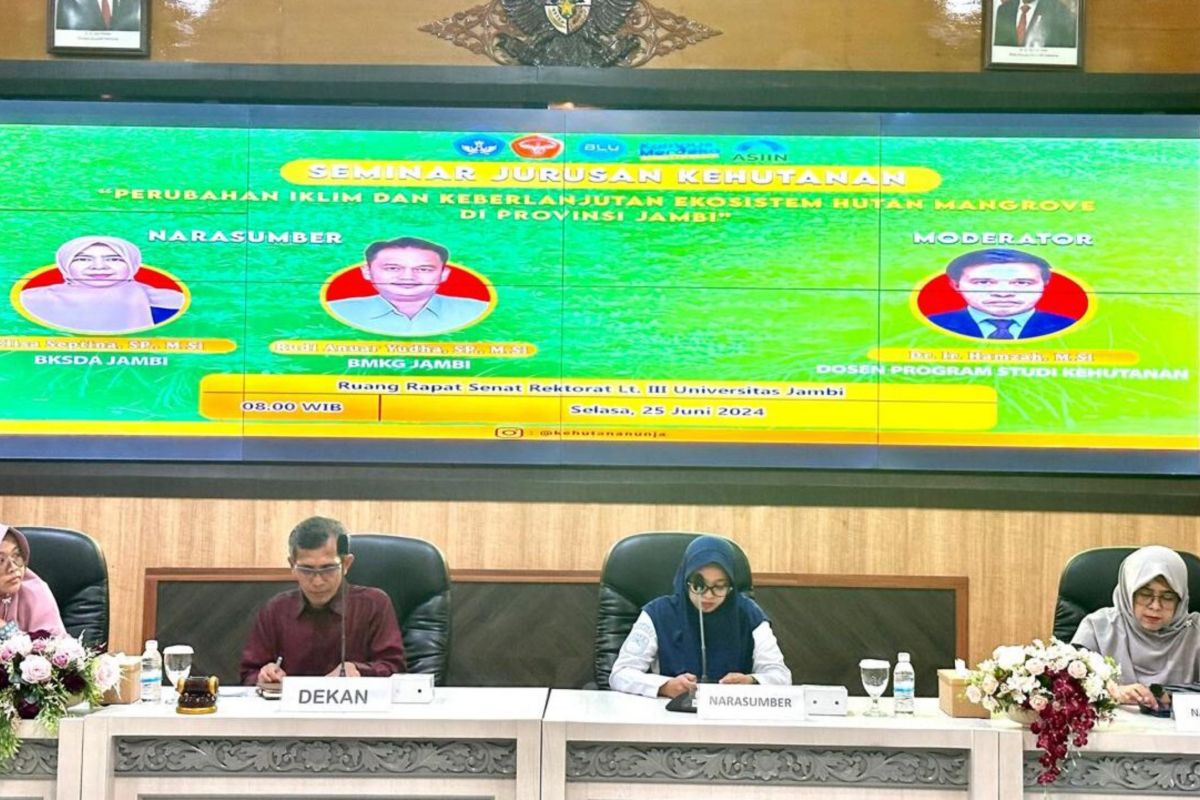 Faperta Unja gelar seminar perubahan iklim dan keberlanjutan hutan mangrove