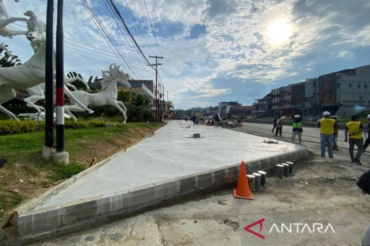 Pemkot Balikpapan bangun pedestrian di Jalan MT Haryono