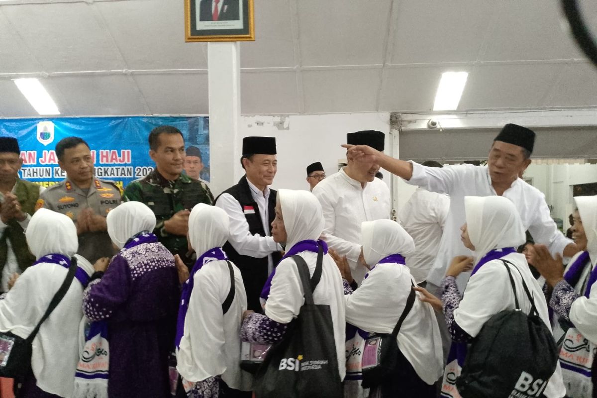 Dua haji asal Lebak kembali ke tanah air.