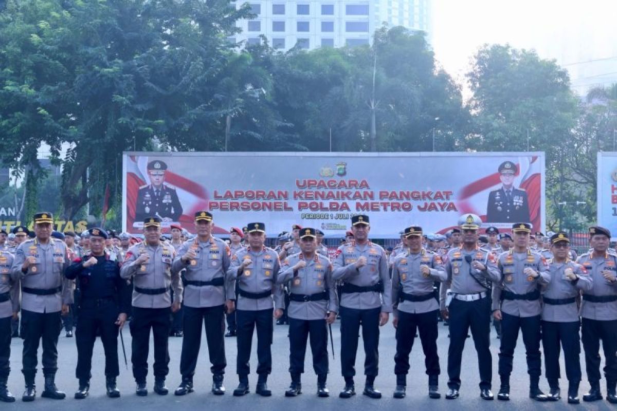 Hari Bhayangkara, Polda Metro Jaya naikkan pangkat 1.274 personel