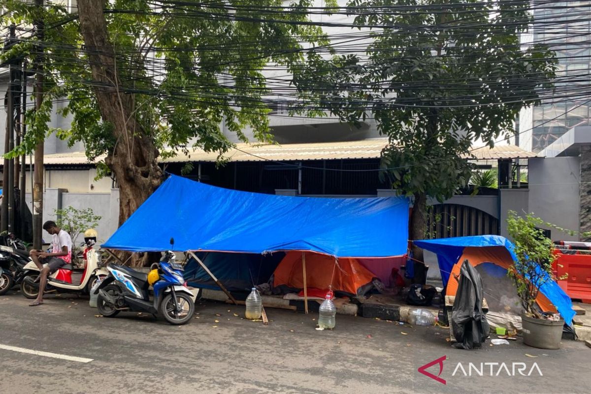 Polemik Pengungsi dirikan tenda di Kantor UNHCR di Jakarta, siapa berhak menindaknya?