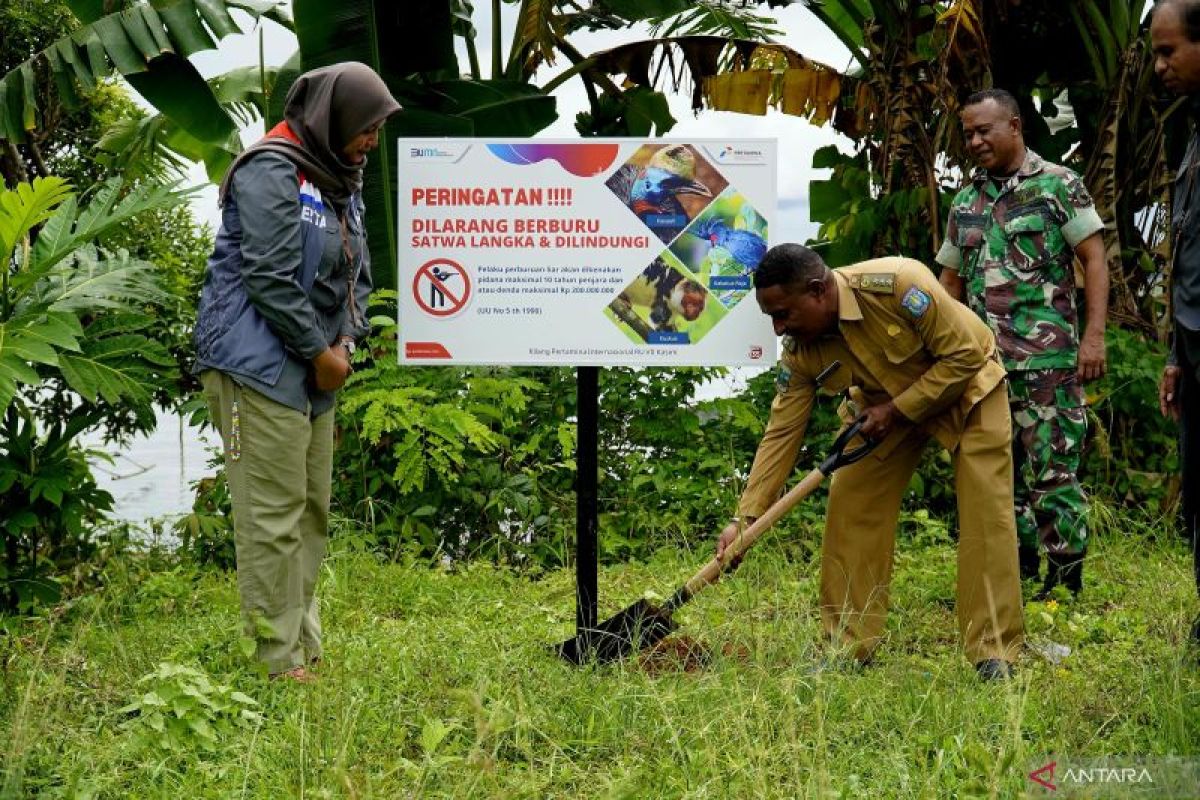 Pertamina roadshow keanekaragaman hayati di Distrik Seget Sorong