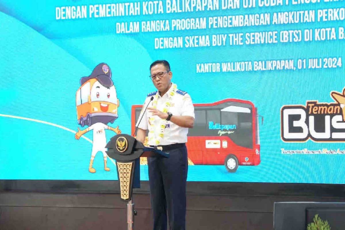 Kemenhub dan Pemkot uji pengoperasian bus "Balikpapan City Trans"