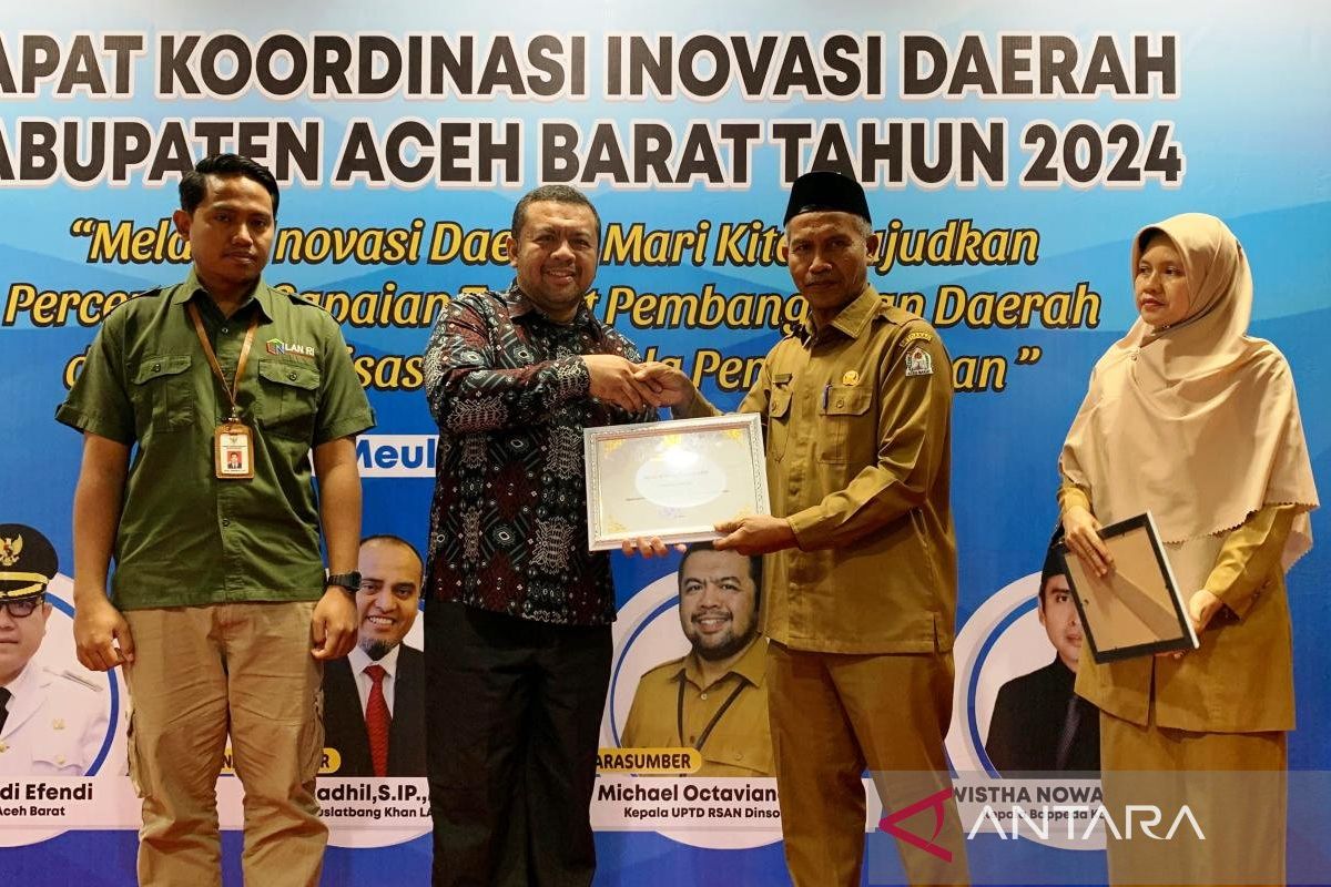 Aceh Barat catat kenaikan indeks invoasi daerah 52,95 poin di 2023
