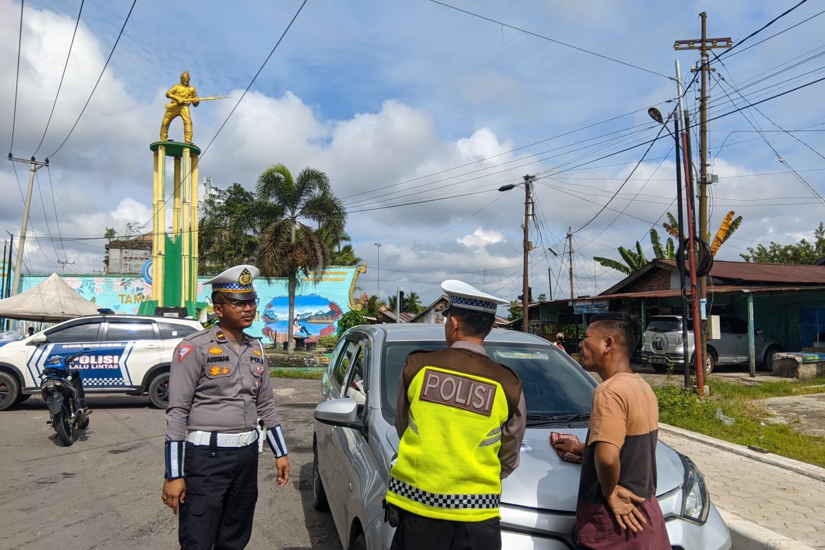 Ratusan kendaraan roda dua terjaring patroli 