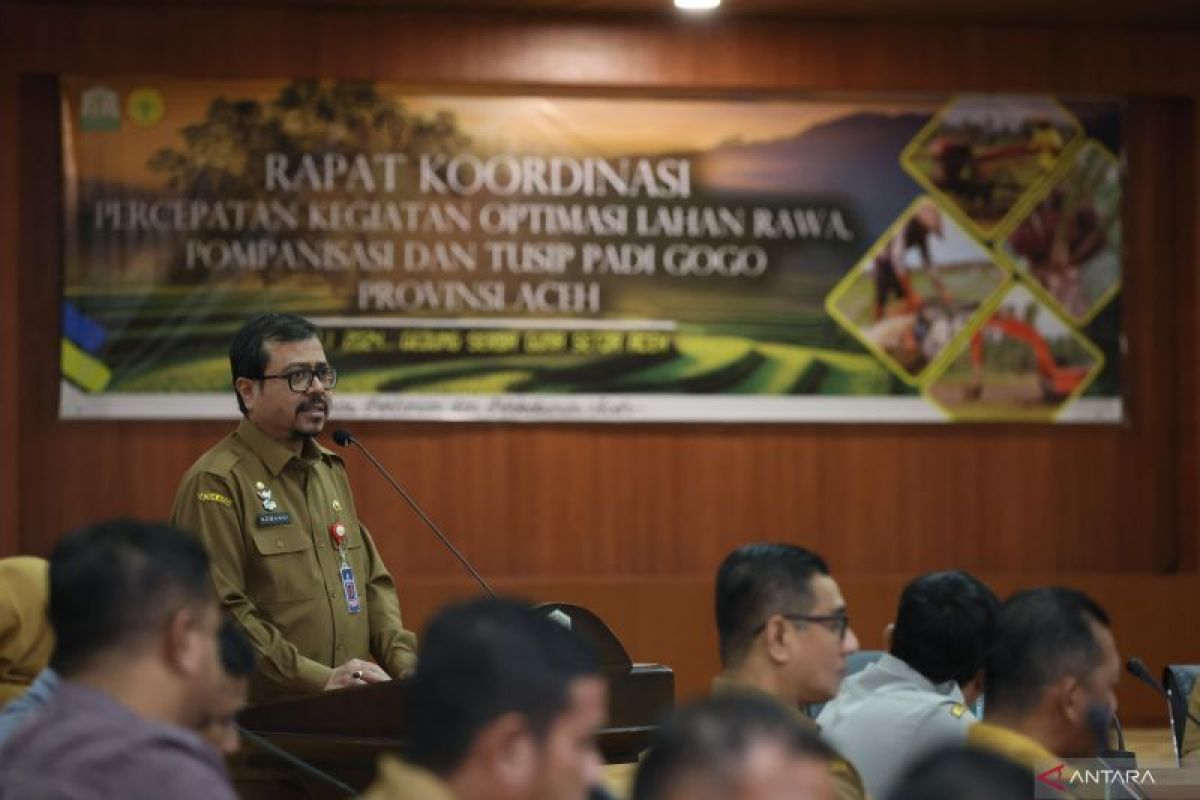 Sekda Aceh: Pemerintah daerah harus percepat pompanisasi lahan kering