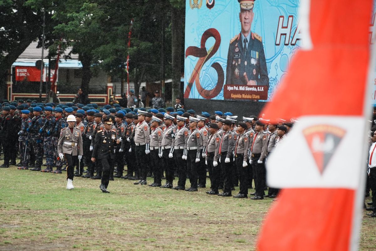 Kapolda  Maluku Utara instruksikan personel menjadi Polri yang Presisi