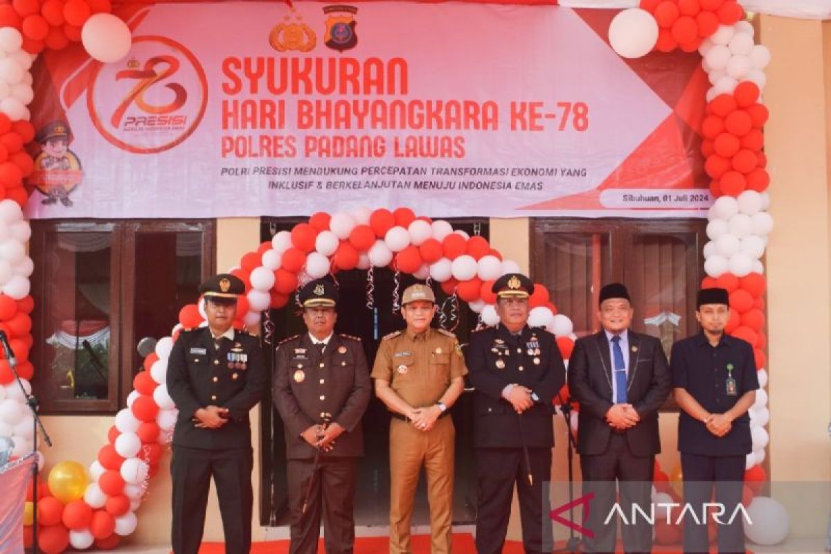 Polres Palas gelar acara syukuran hari Bhayangkara ke - 78