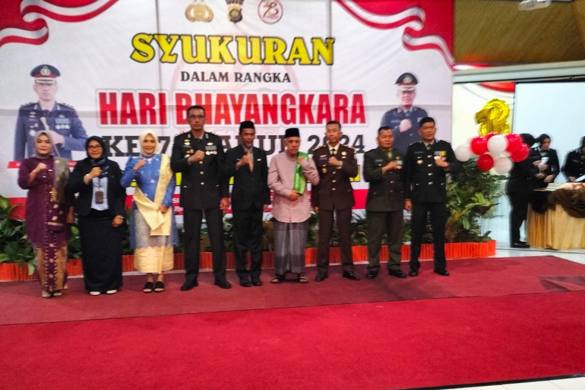 Polres dan pemerintah Batanghari peringati Hari Bhayangkara