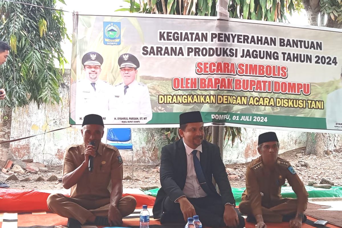 Pemkab Dompu bantu pupuk bagi para petani Jagung