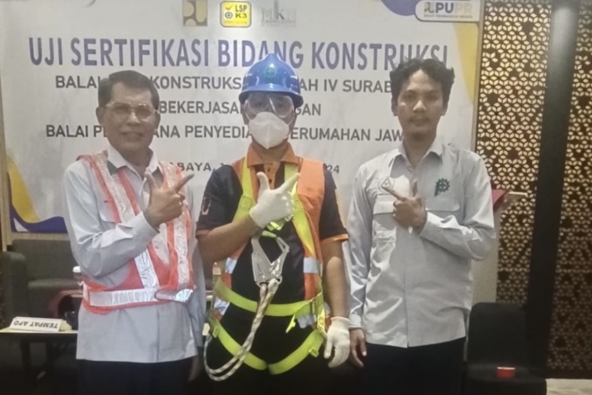 DPW PAKKI Jatim dorong manajemen keselamatan kerja konstruksi