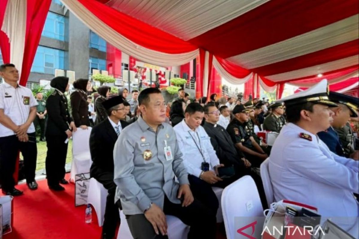 Kadivpas Kanwil Kemenkumham Sumsel hadiri upacara HUT Bhayangkara