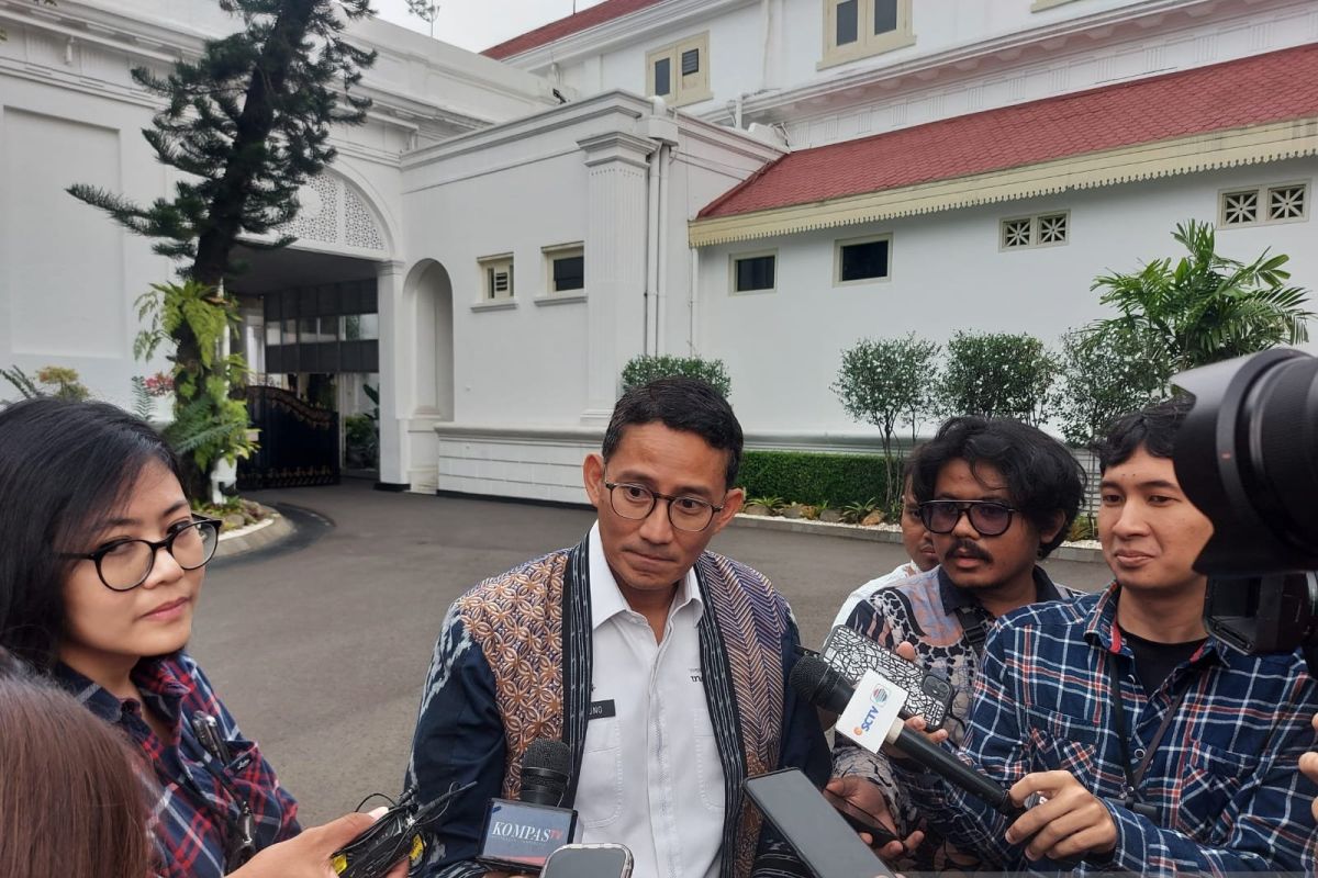 SandiagaUno mengaku belum  dapat penugasan maju di Pilkada 2024