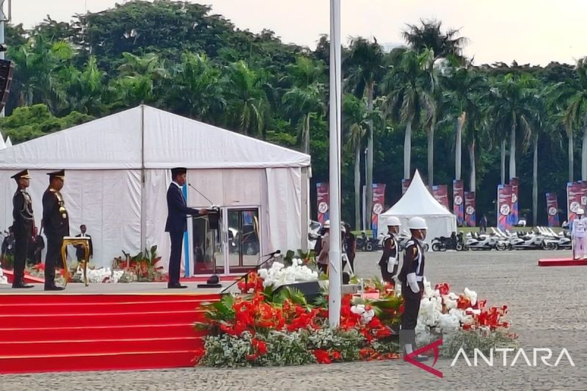 Presiden Jokowi: Polri harus sukseskan-jaga stabilitas saat Pilkada 2024