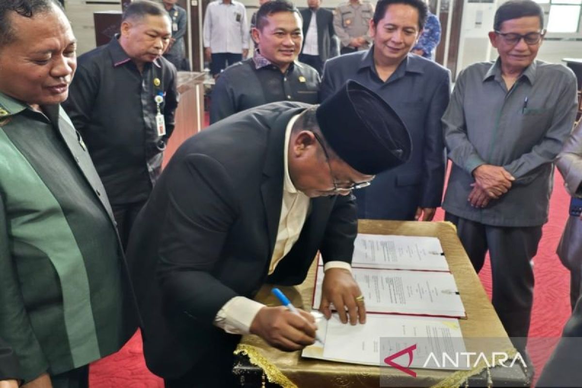 DPRD Kotabaru gelar rapat paripurna laporan akhir Raperda RPJMD