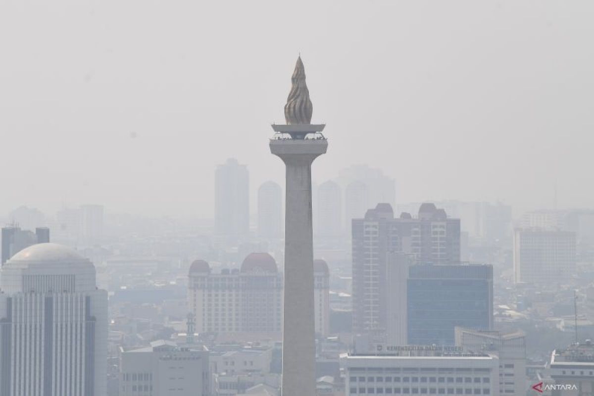 Selasa, kualitas udara Jakarta masih tak sehat