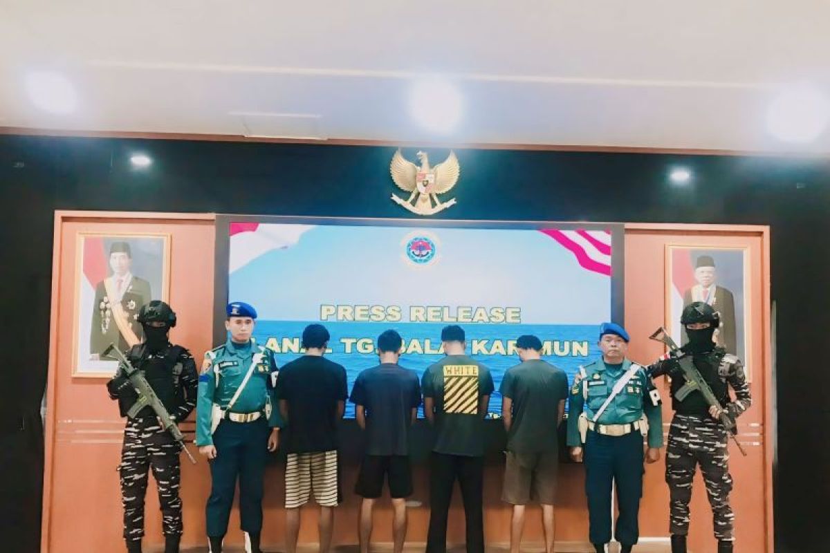 TNI AL Karimun-Kepri bongkar kasus pencurian di Selat Malaka