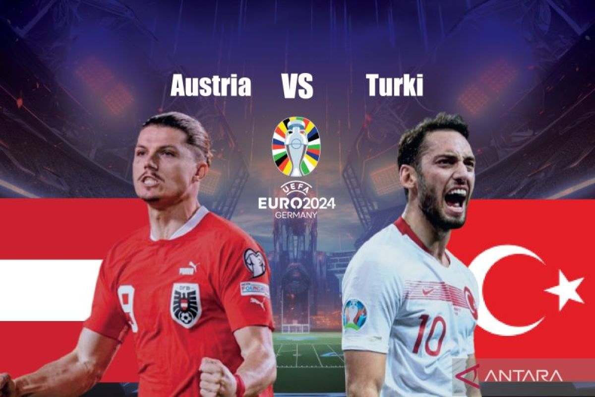 Prediksi Austria vs Turki, skor, head to head dan susunan pemain
